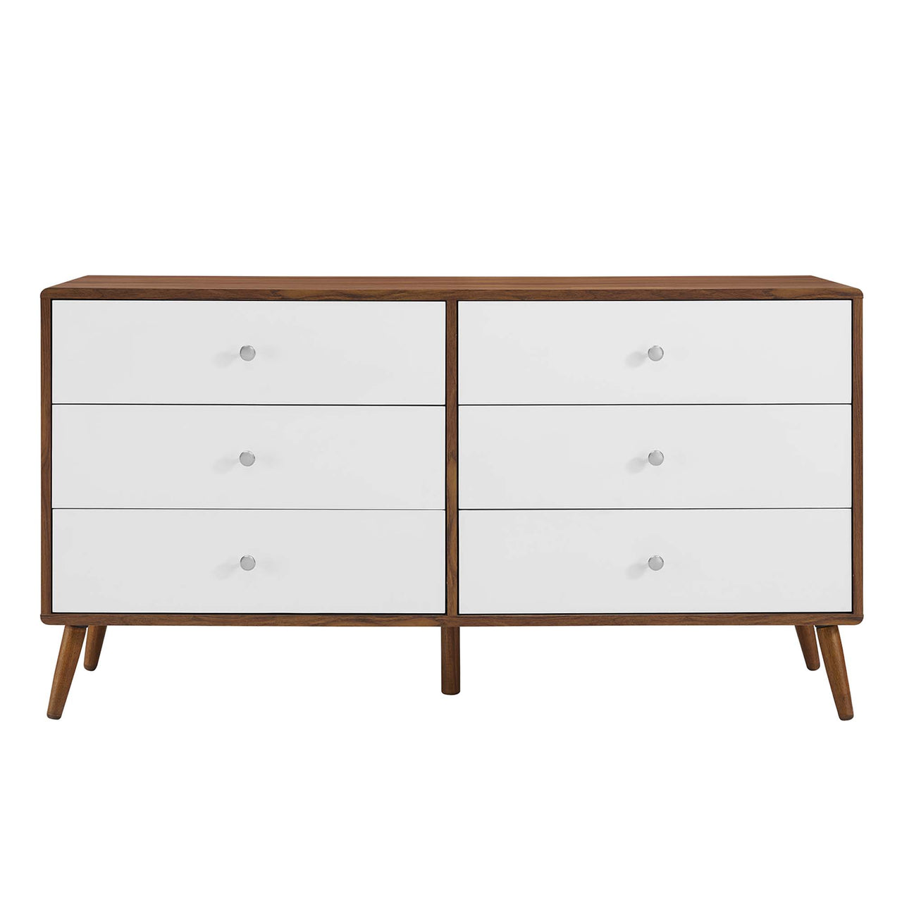 Erisen Dresser, Large, Walnut & White