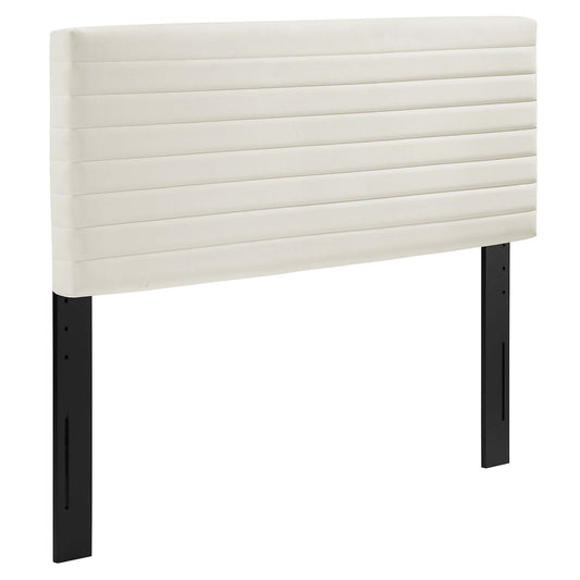 Layered Twin Headboard, Ivory