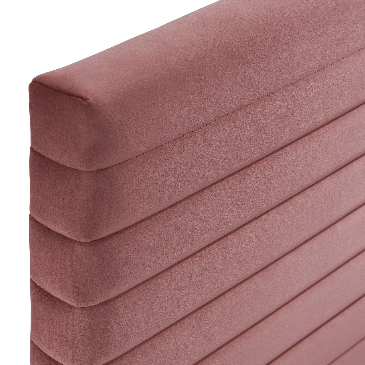 Layered Full | Queen Headboard, Dusty Rose