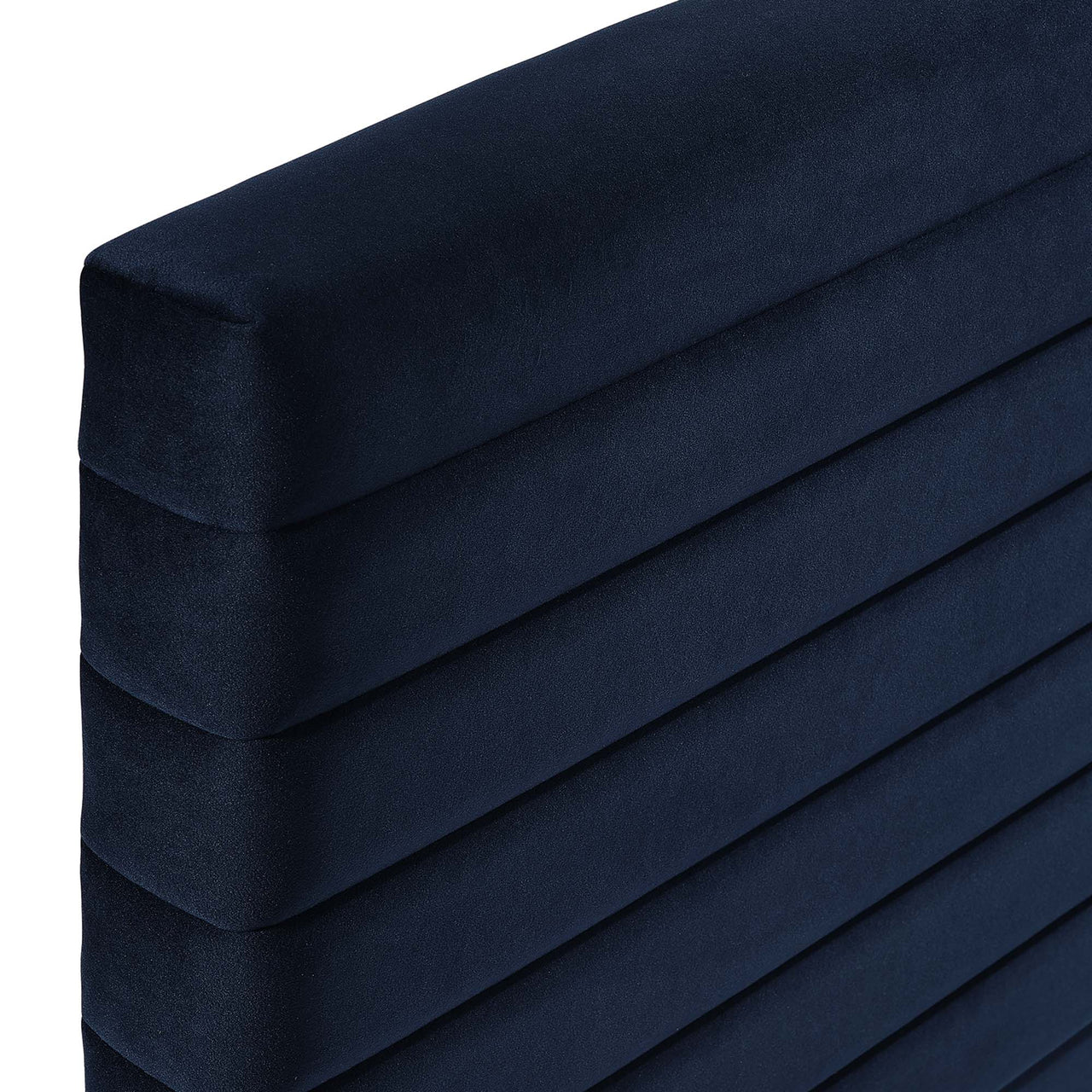 Layered Full | Queen Headboard, Dark Blue