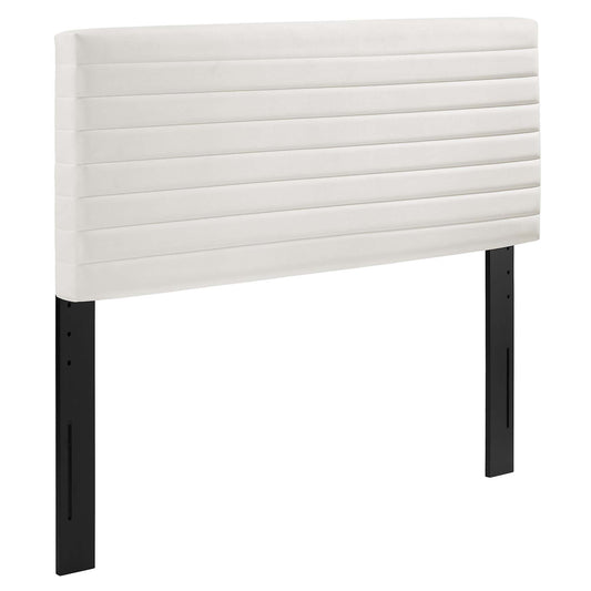 Layered Full | Queen Headboard, White