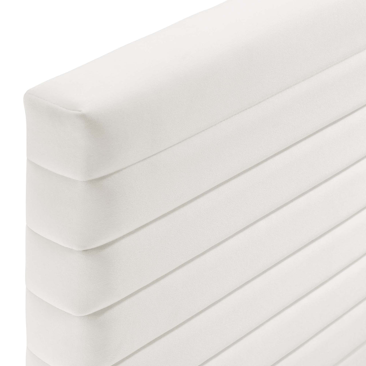Layered Full | Queen Headboard, White