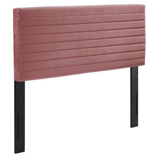 Layered King | California King Headboard, Dusty Rose