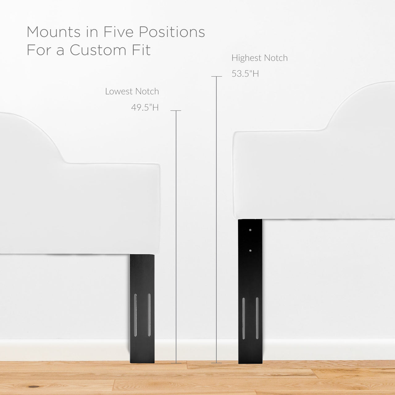 Arise Upholstered Velvet King Bed, White