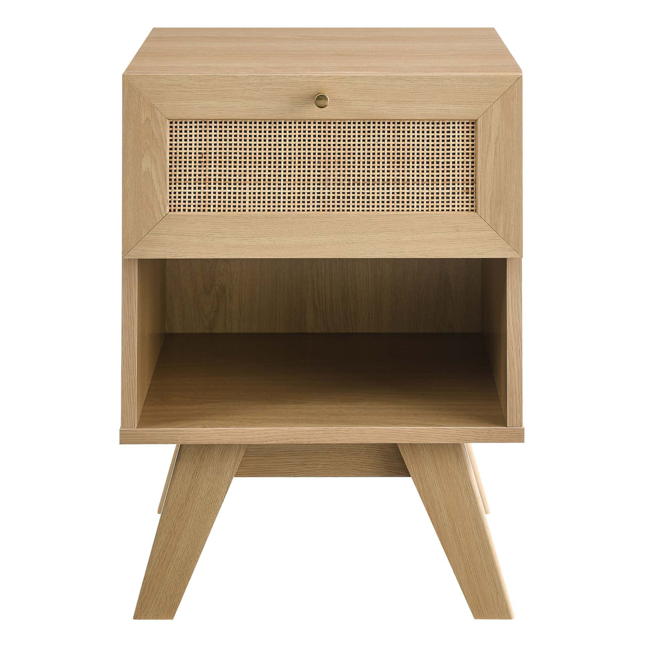 Marra 1-Drawer Nightstand, Oak