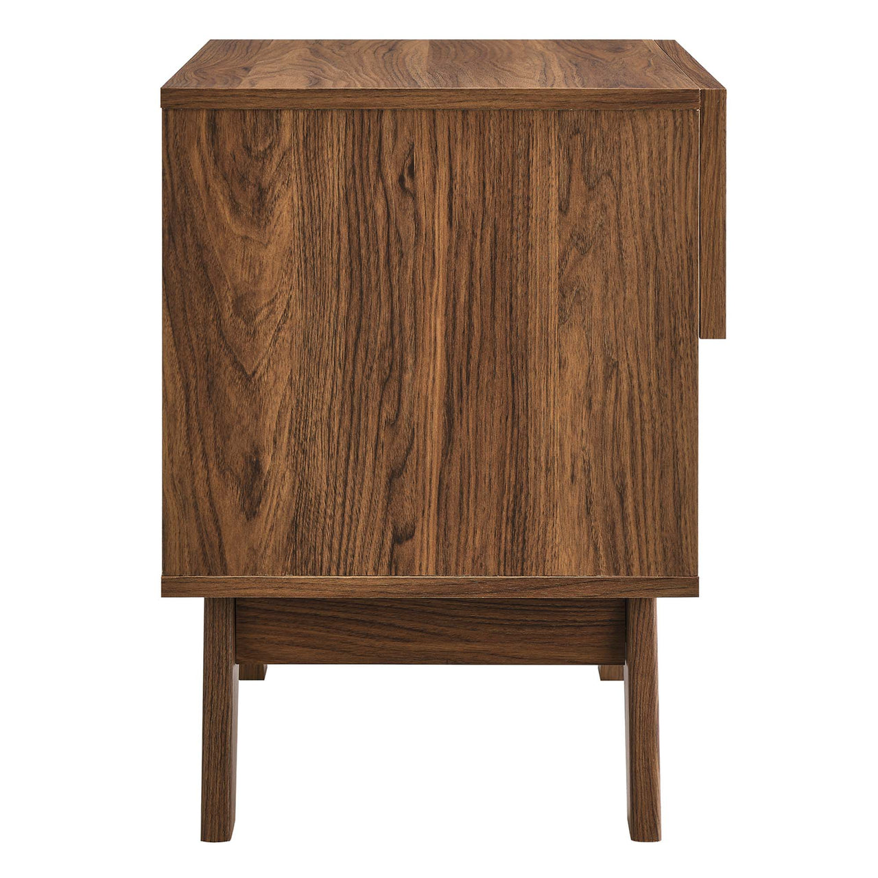 Marra 1-Drawer Nightstand, Walnut