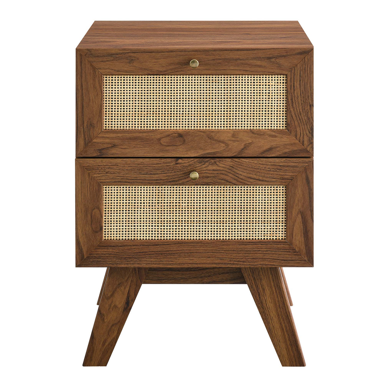Marra 2-Drawer Nightstand, Walnut
