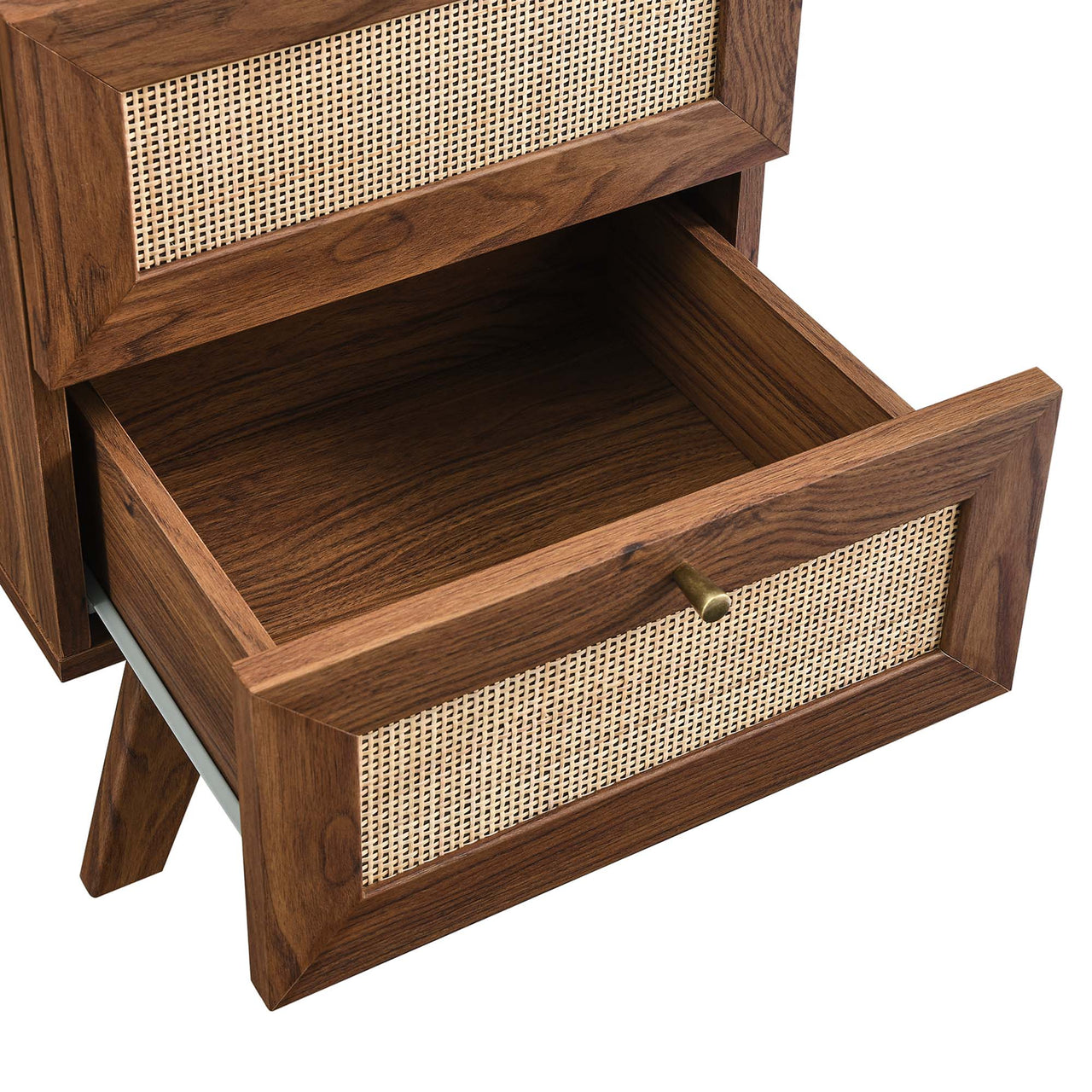 Marra 2-Drawer Nightstand, Walnut
