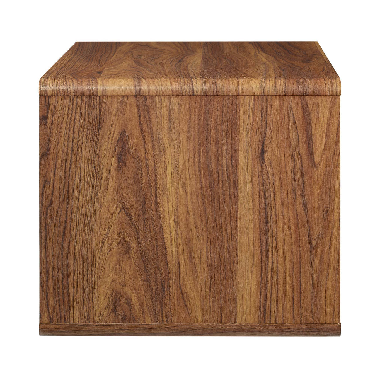 Erisen Floating Nightstand, Walnut & White