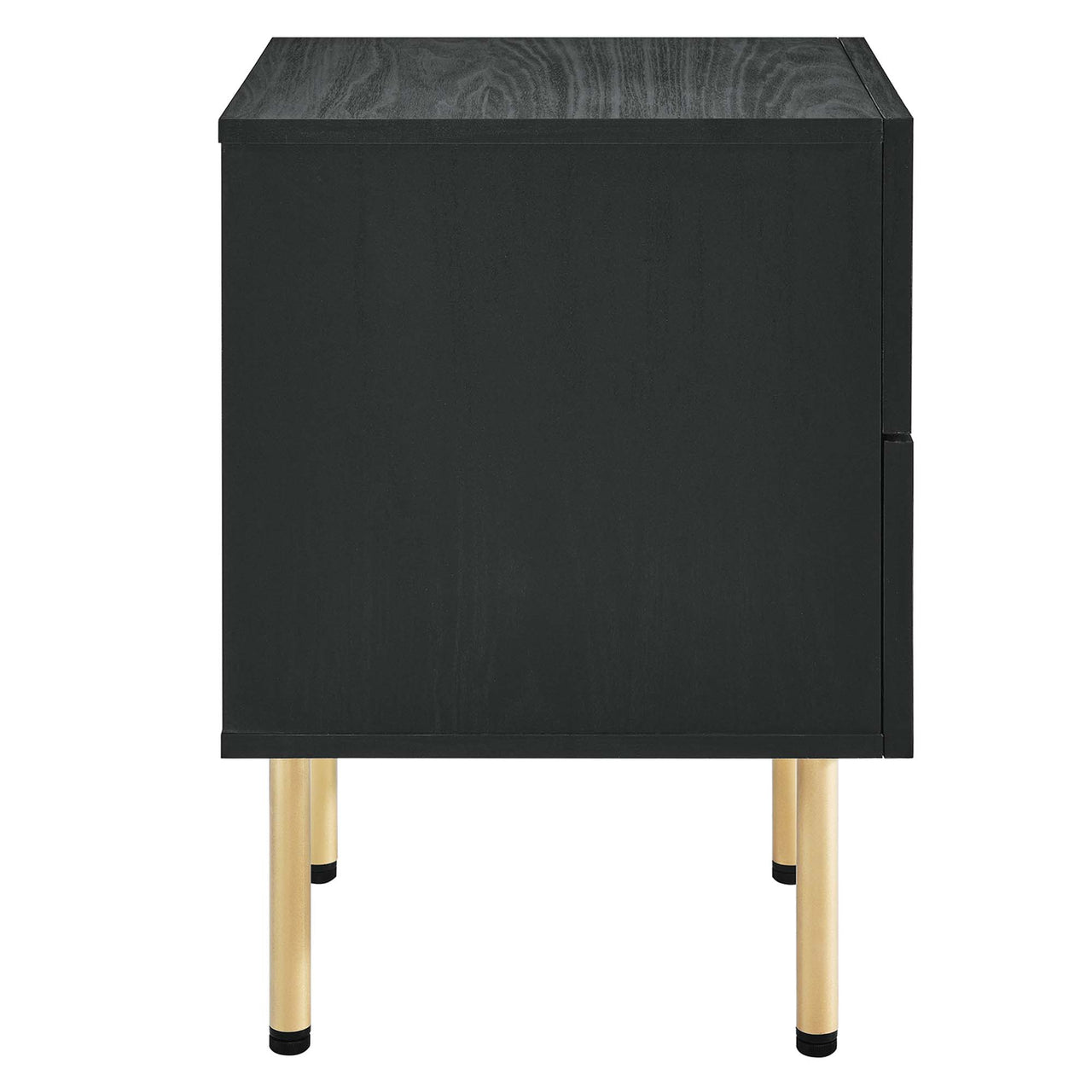 Calden 2-Drawer Nightstand, Black