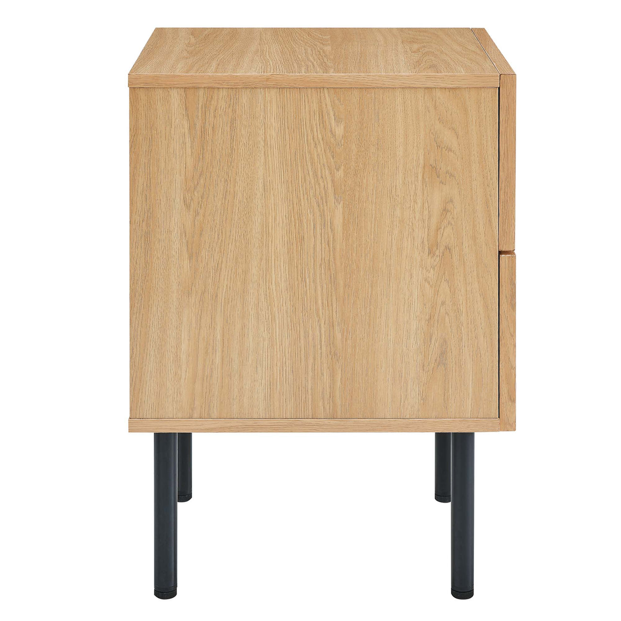 Calden 2-Drawer Nightstand, Oak
