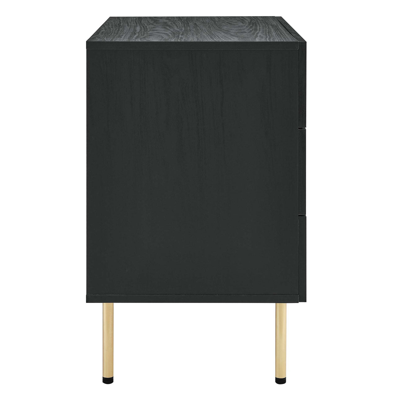 Calden 3-Drawer Chest, Black