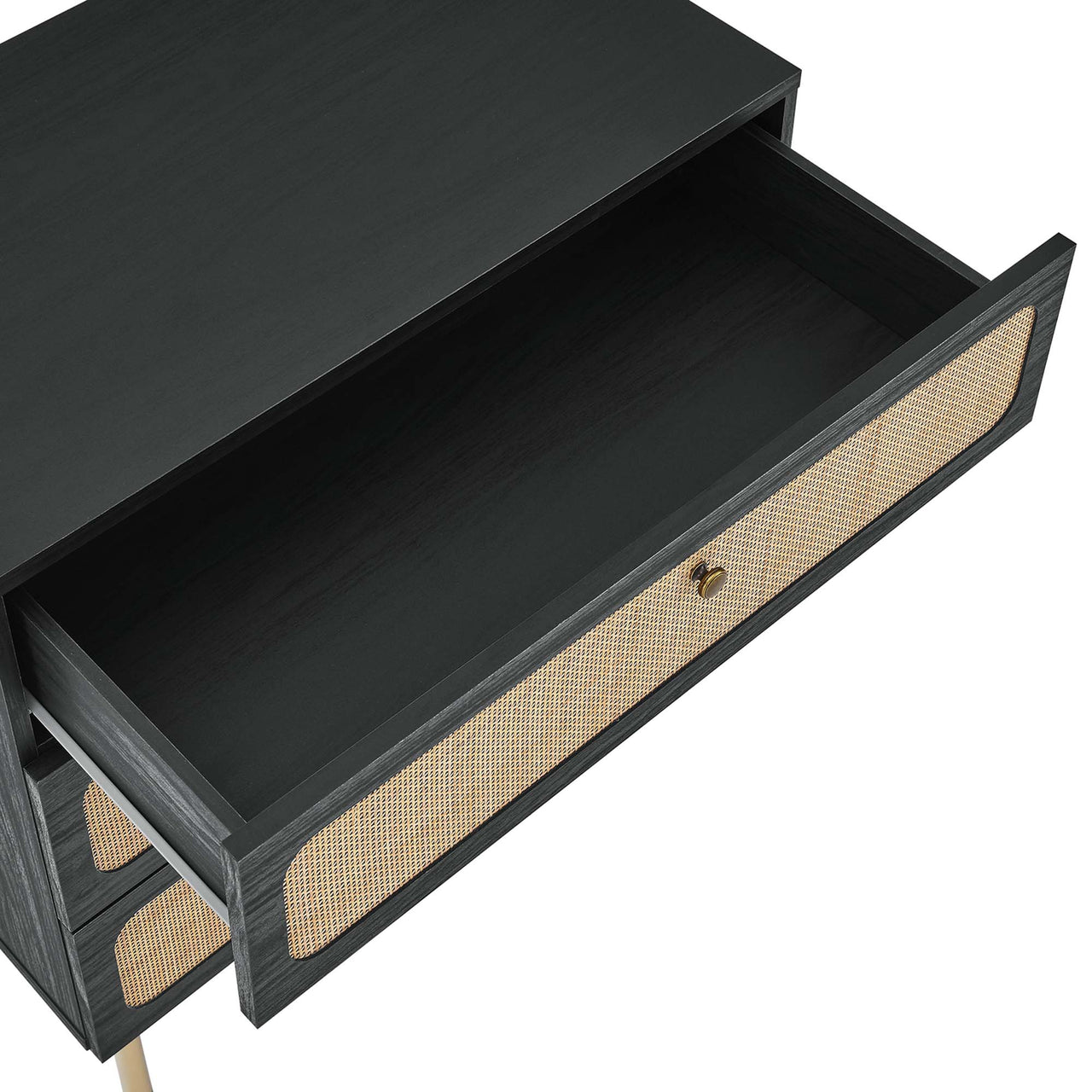 Calden 3-Drawer Chest, Black