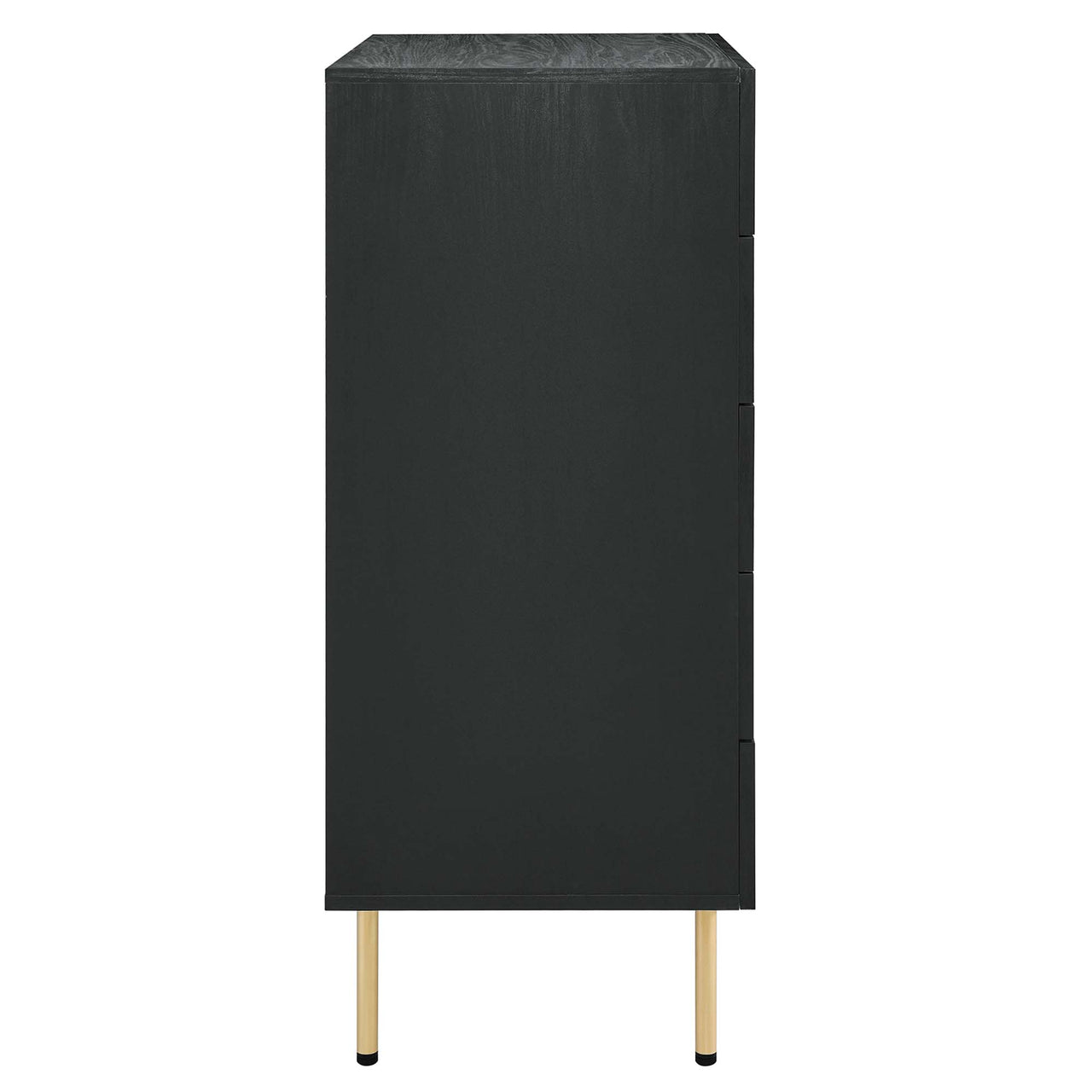 Calden 5-Drawer Chest, Black