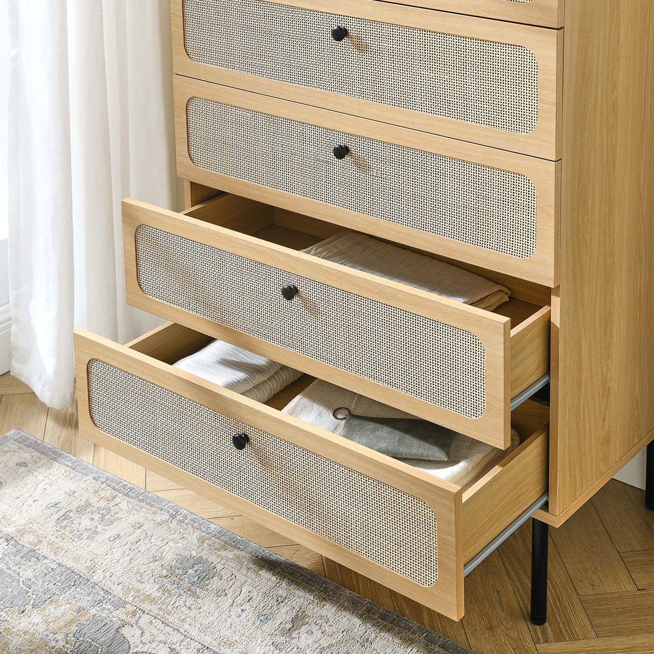 Chaucer 5-Drawer Chest, Oak