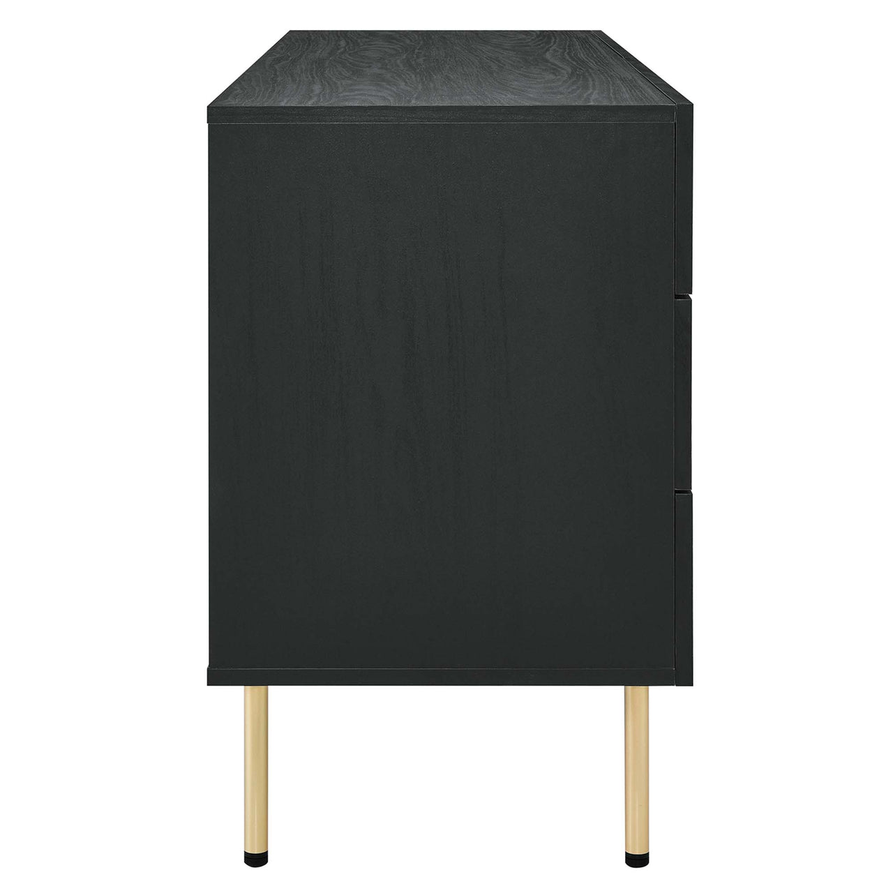 Calden 6-Drawer Dresser, Black