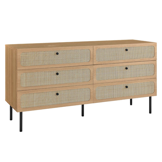Chaucer 6-Drawer Dresser, Oak