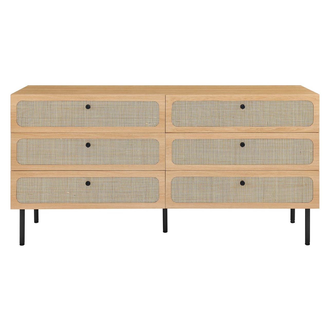 Calden 6-Drawer Dresser, Oak