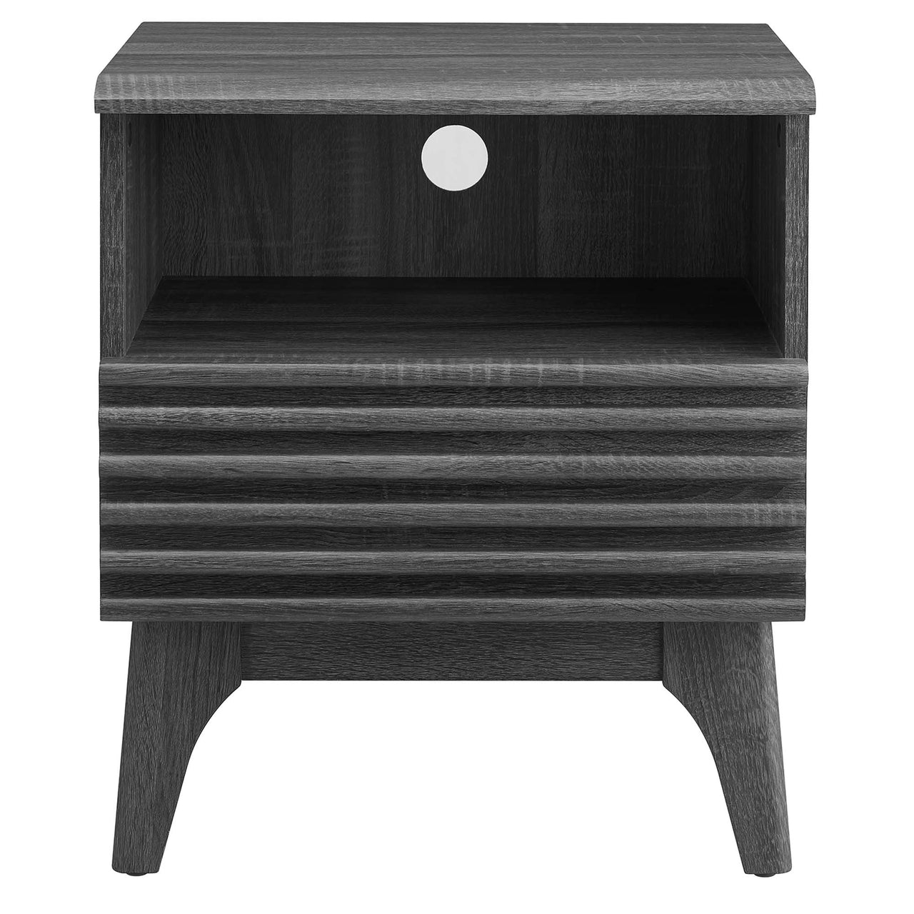 Ventra Display Nightstand, Small, Charcoal