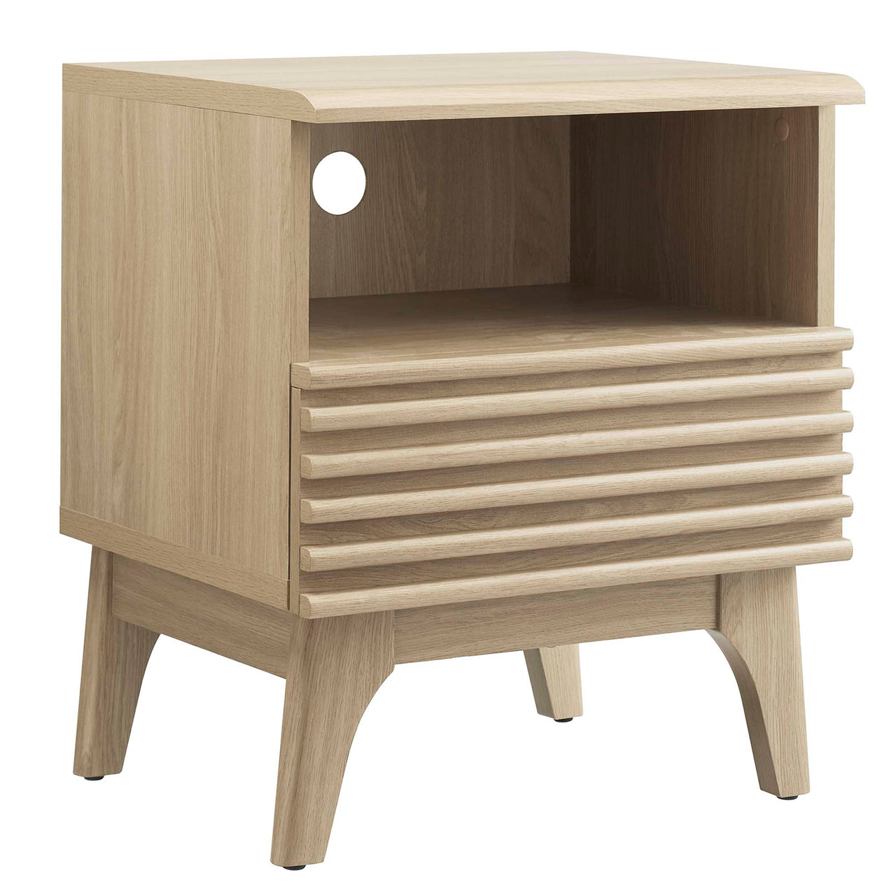 Ventra Display Nightstand, Small, Oak