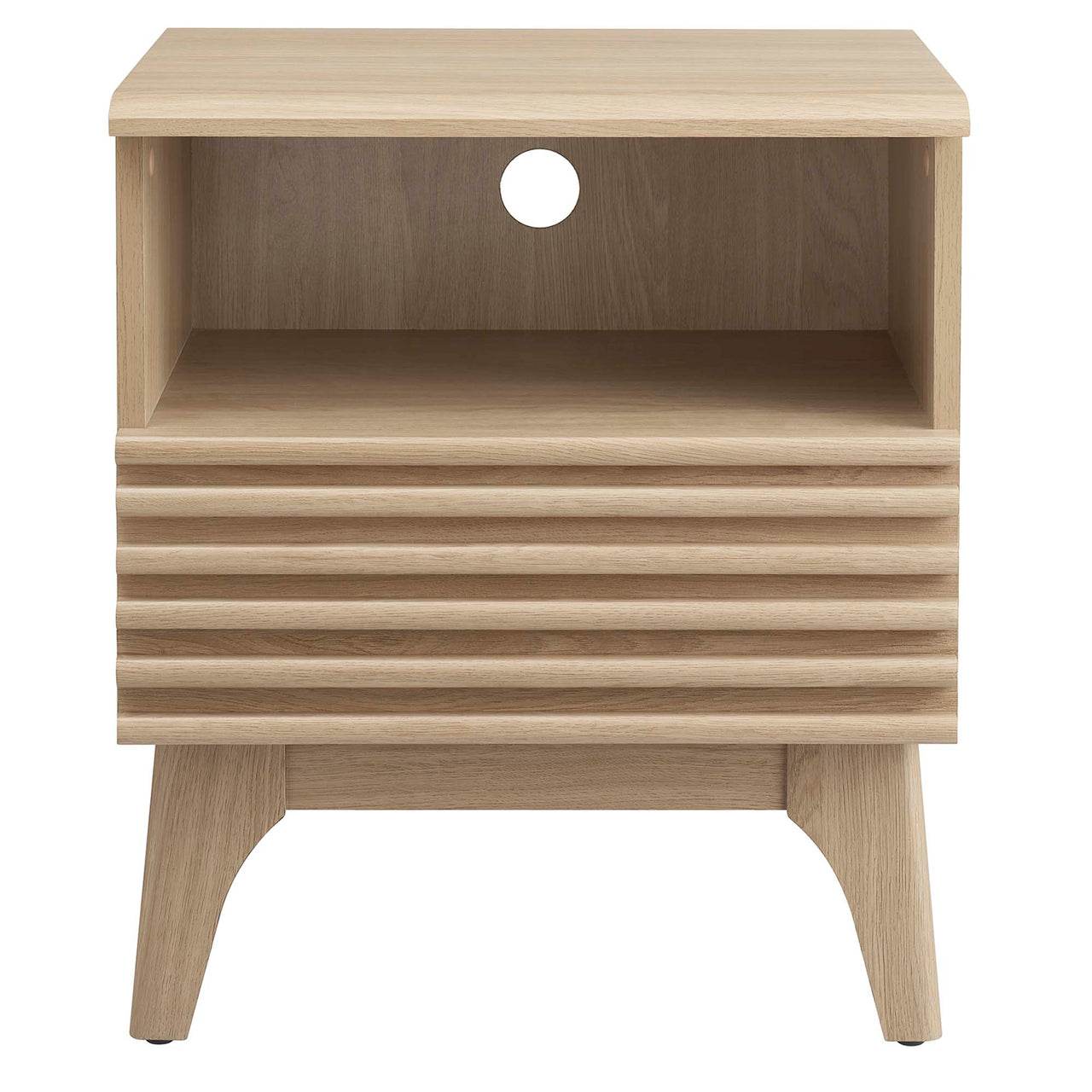 Ventra Display Nightstand, Small, Oak