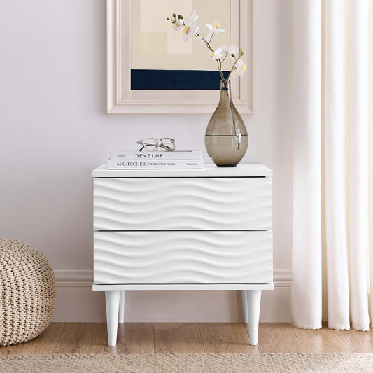 Calyric Nightstand, White