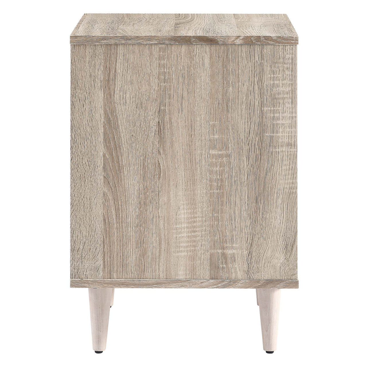 Cymber Nightstand, Oak & White