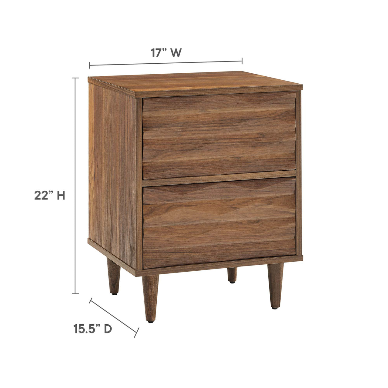 Cymber Nightstand, Walnut