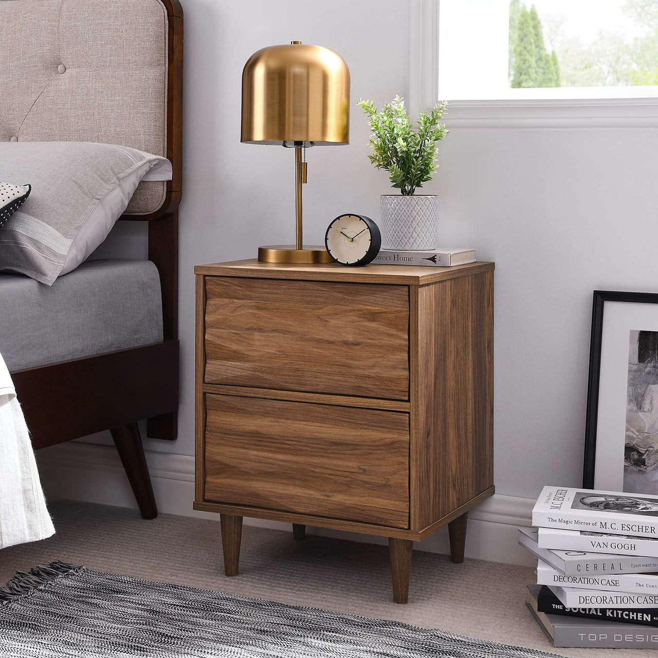 Cymber Nightstand, Walnut
