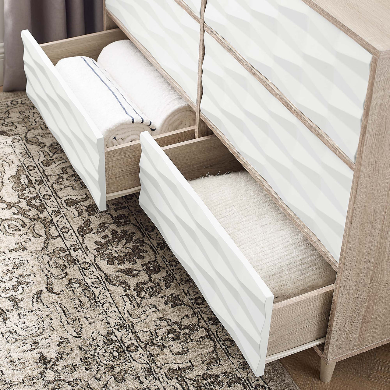 Cymber Dresser, Oak & White