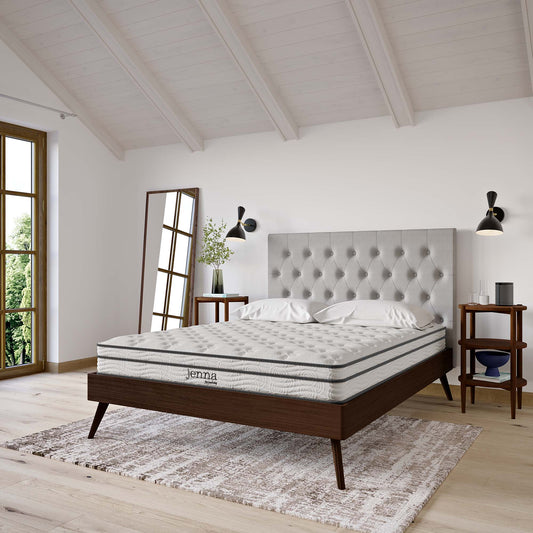 6" Hybrid King Mattress, JENH6, White