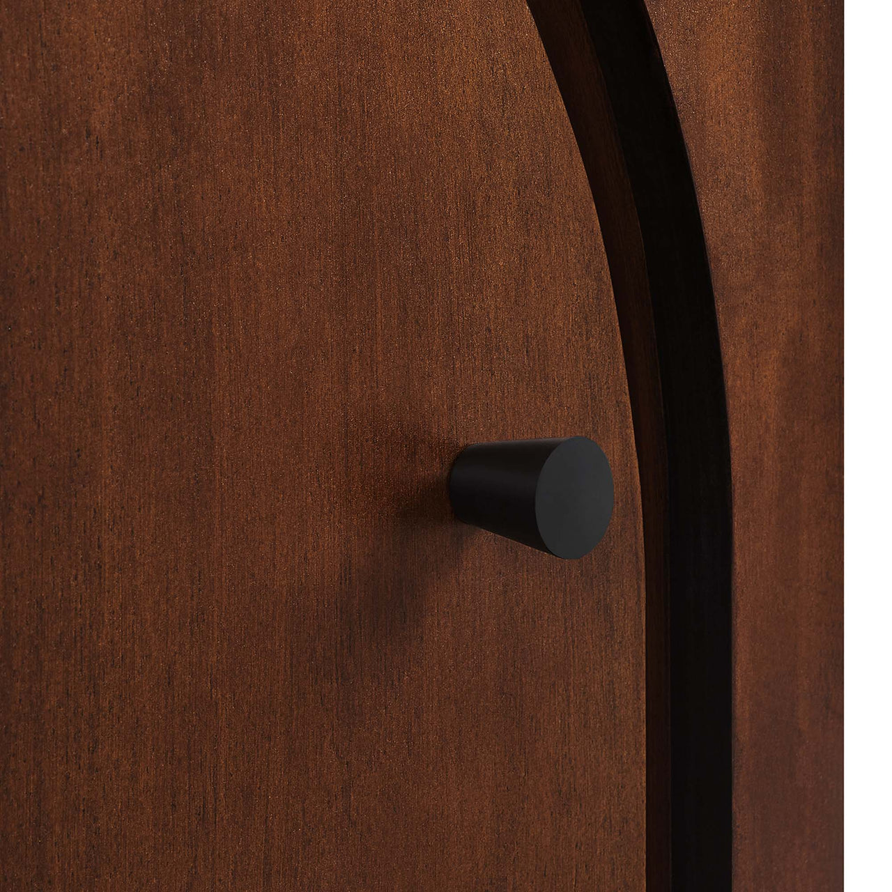 Revina Arched Door Nightstand, Walnut