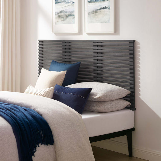 Ventra Wall Mount Queen Headboard, Charcoal