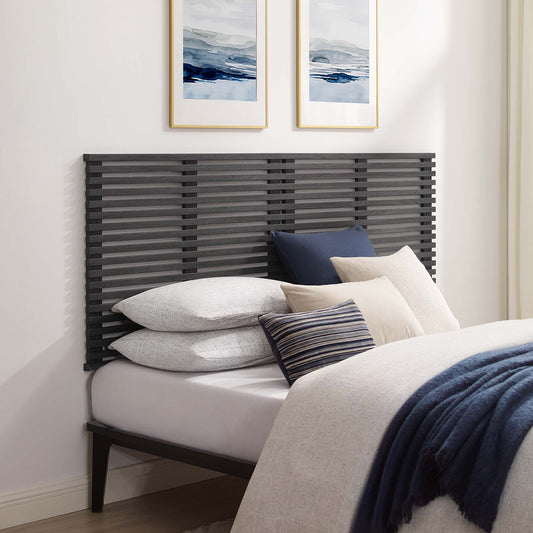 Ventra Wall Mount King Headboard, Charcoal