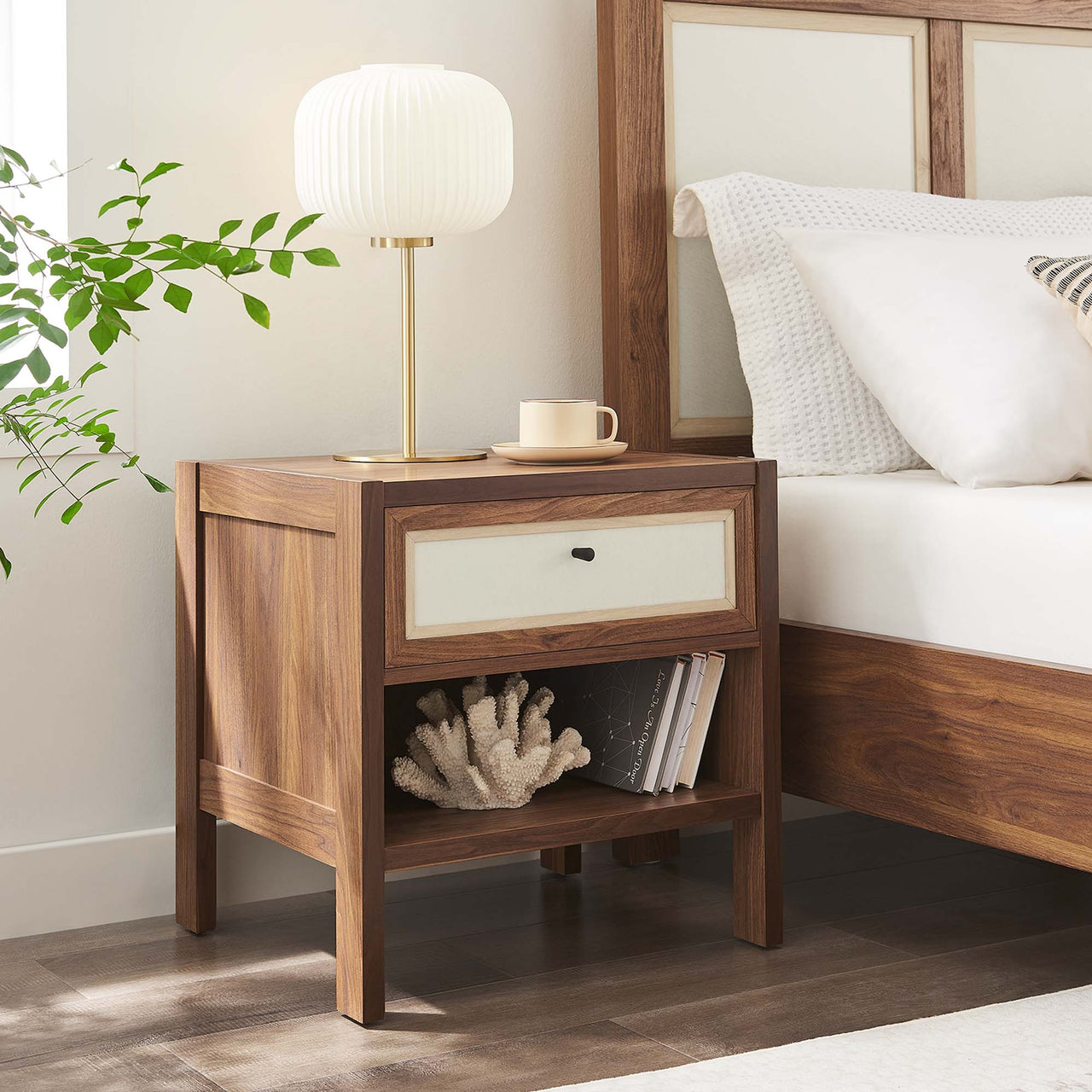 Embria Nightstand, Walnut