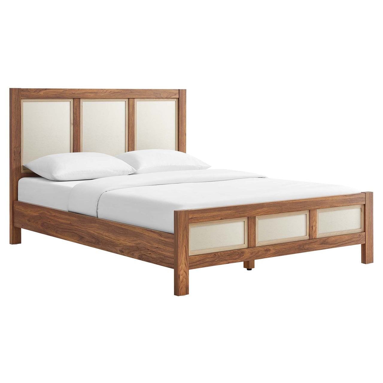 Embria Queen Platform Bed, Walnut