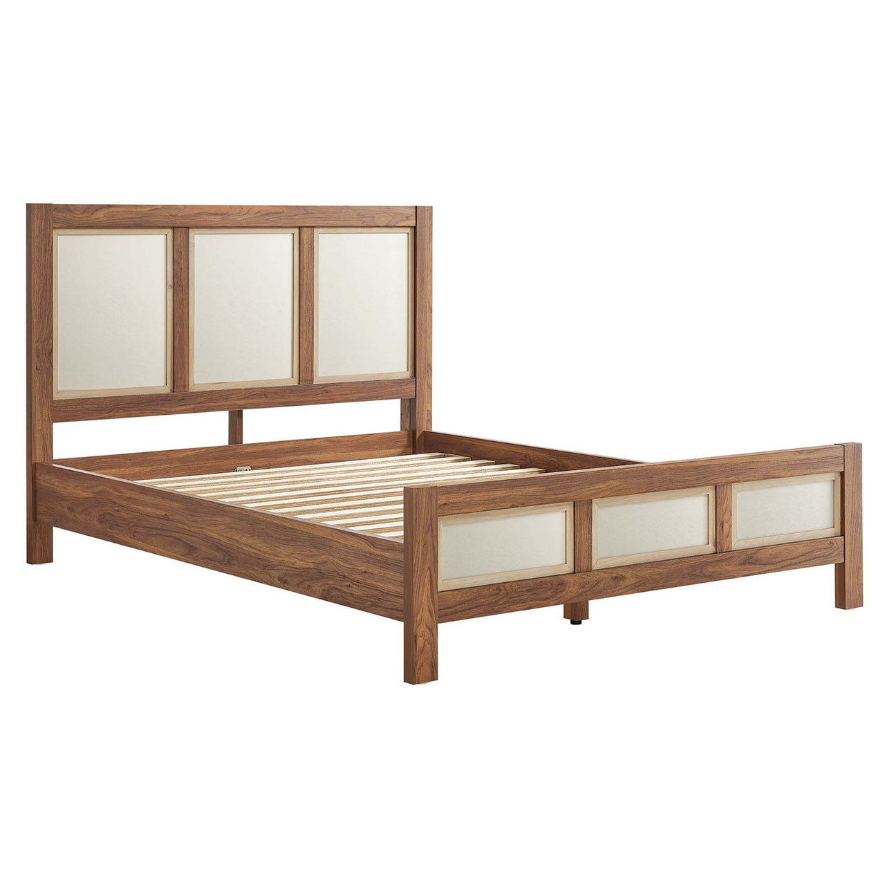 Embria Queen Platform Bed, Walnut