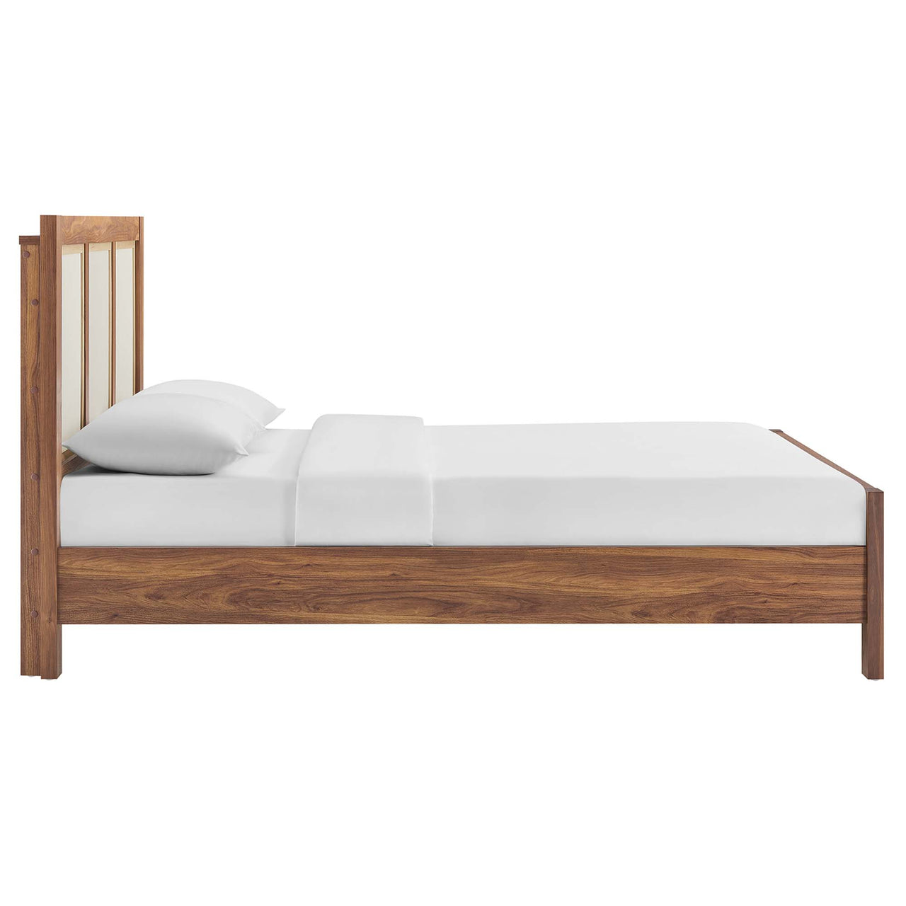 Embria Queen Platform Bed, Walnut