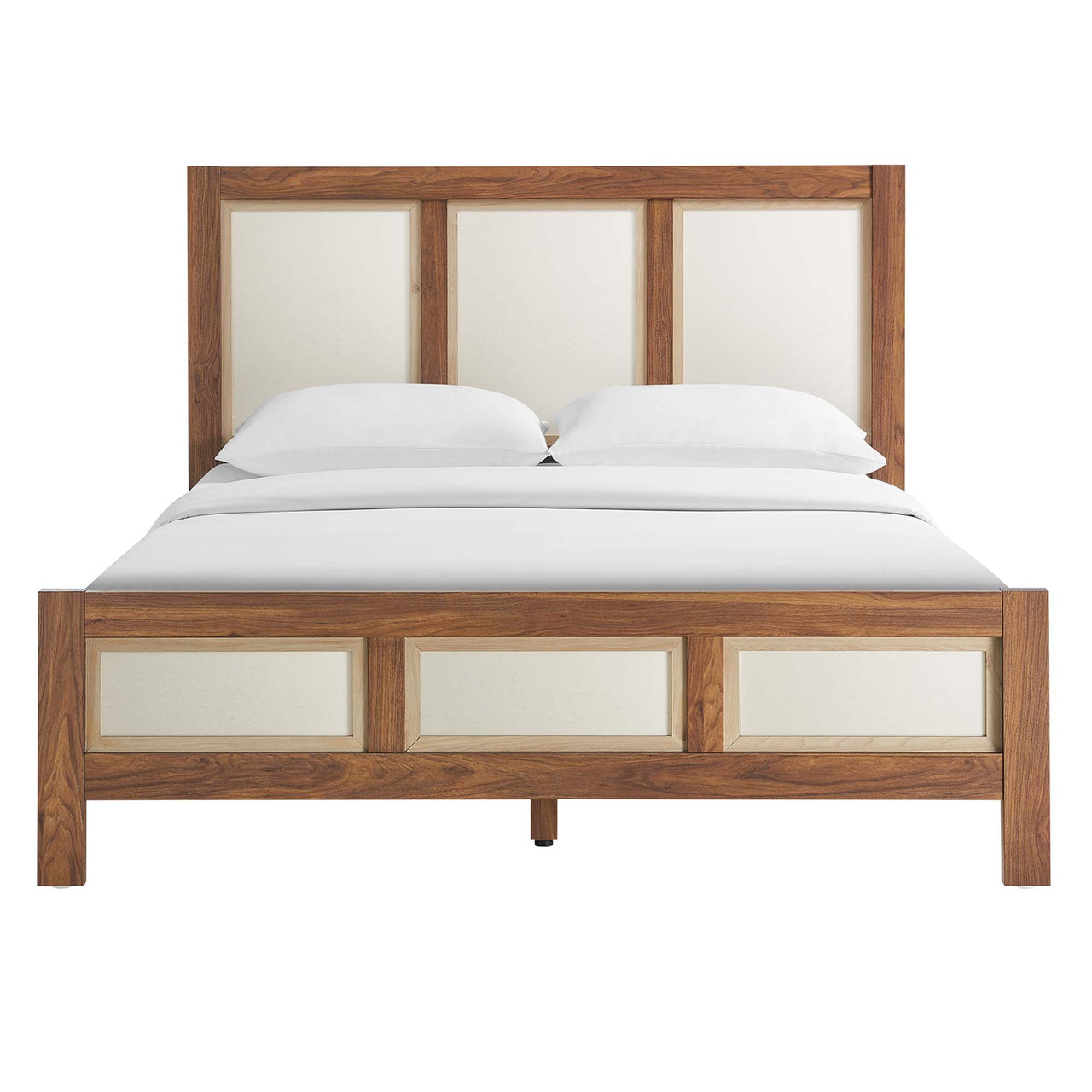 Embria Queen Platform Bed, Walnut