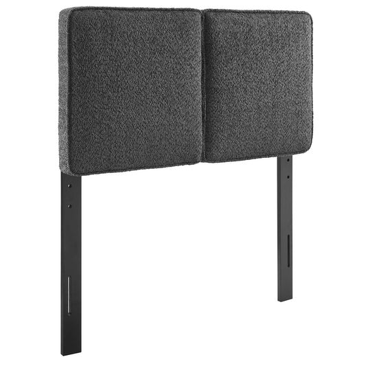 Division Textured Twin Headboard, Slate