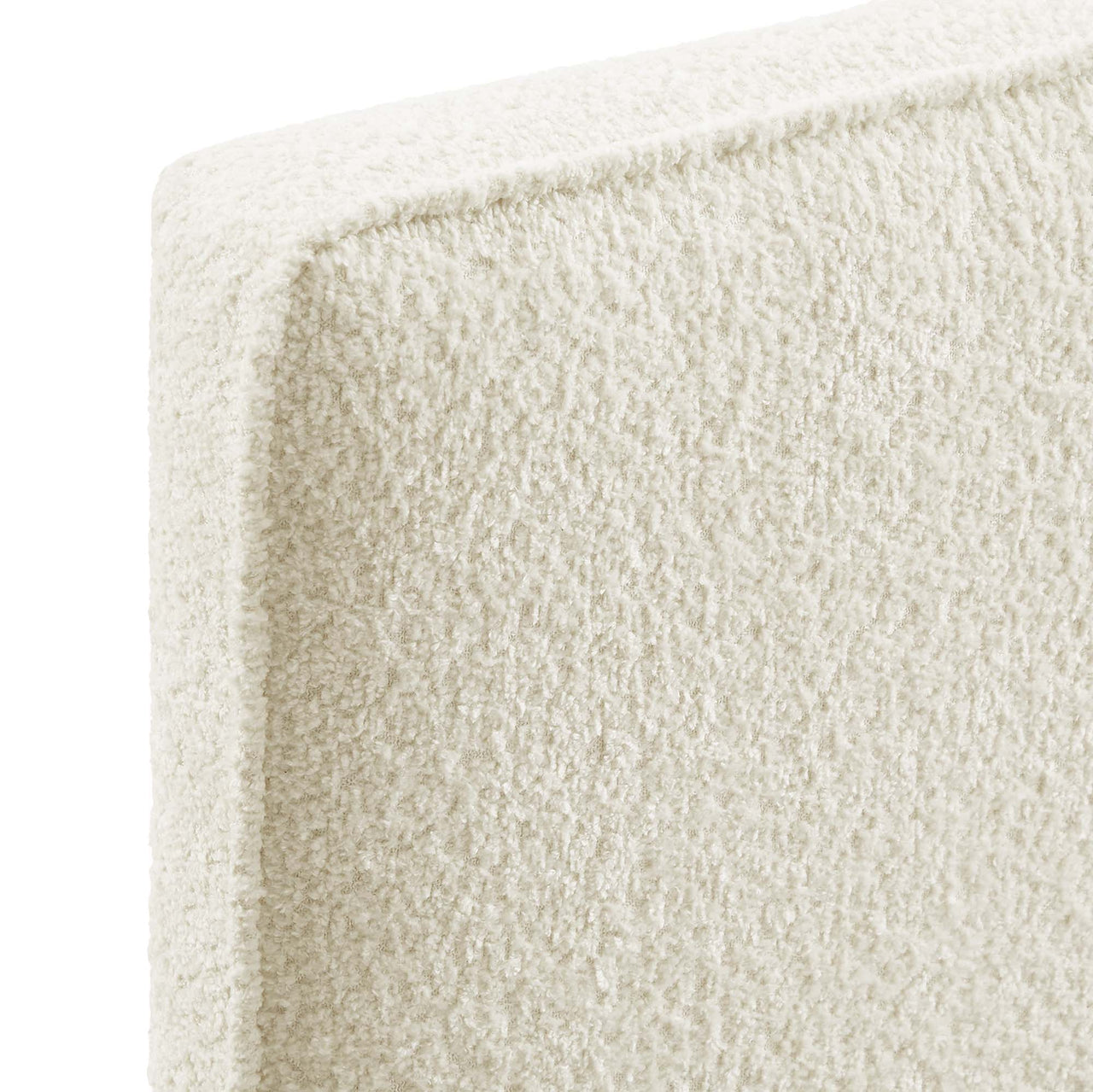 Division Textured King Headboard, Cream