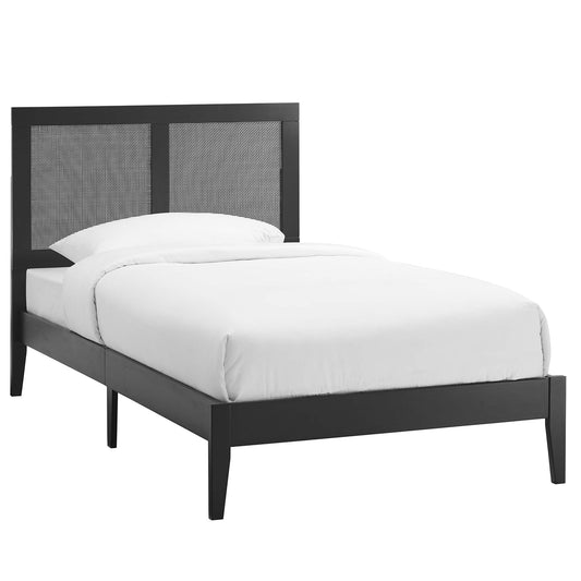 Netun Twin Platform Bed, Black