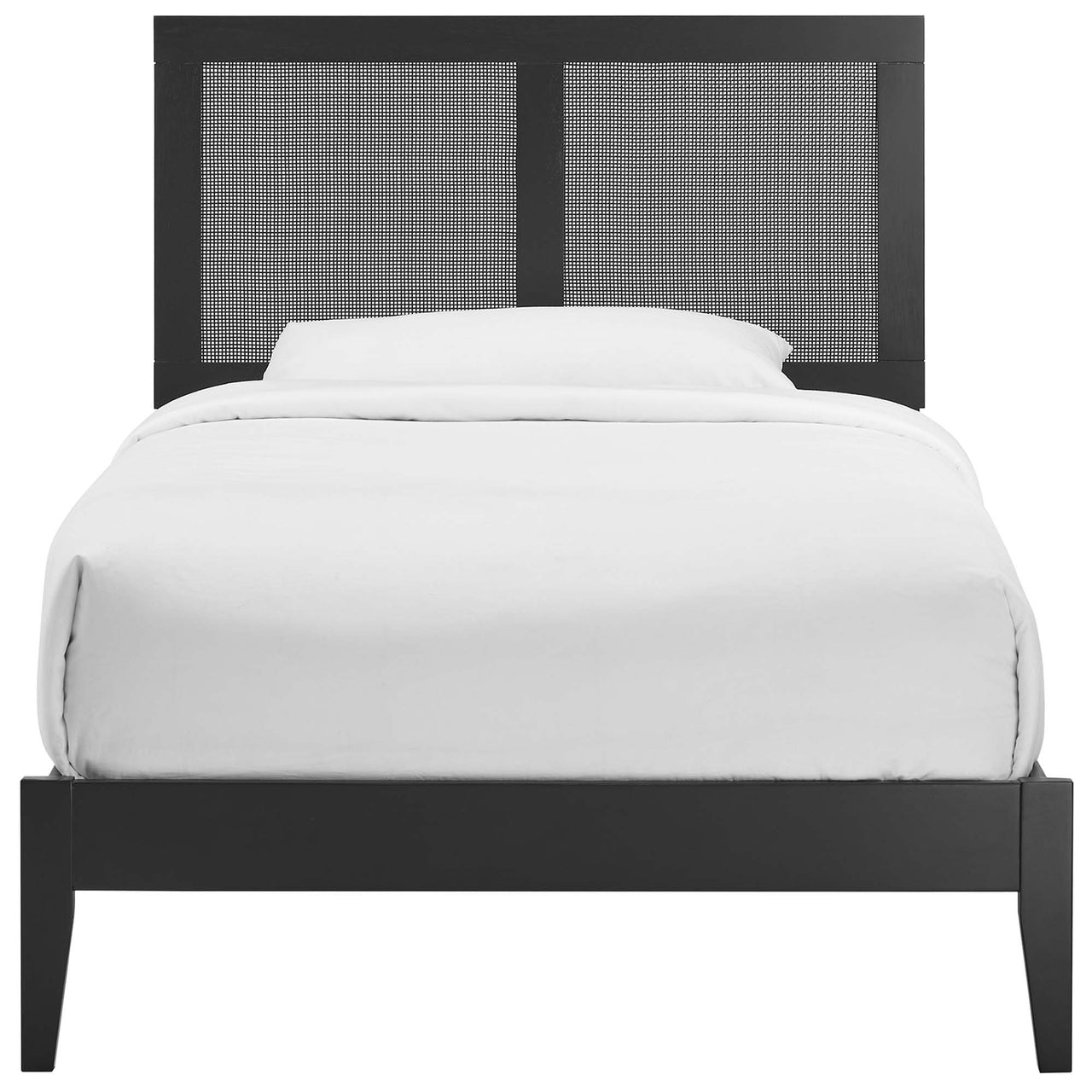 Netun Twin Platform Bed, Black