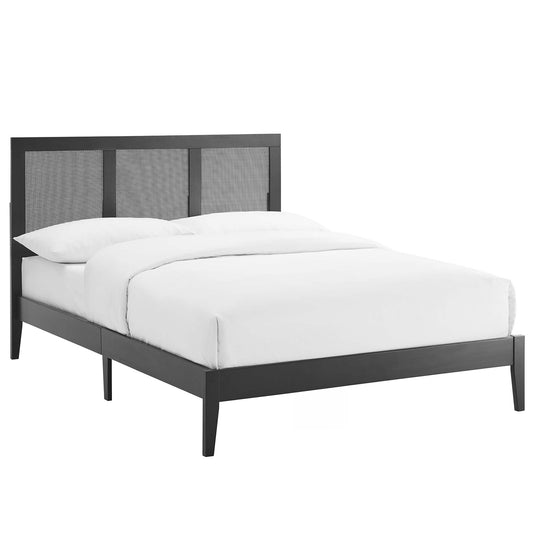 Netun Full Platform Bed, Black