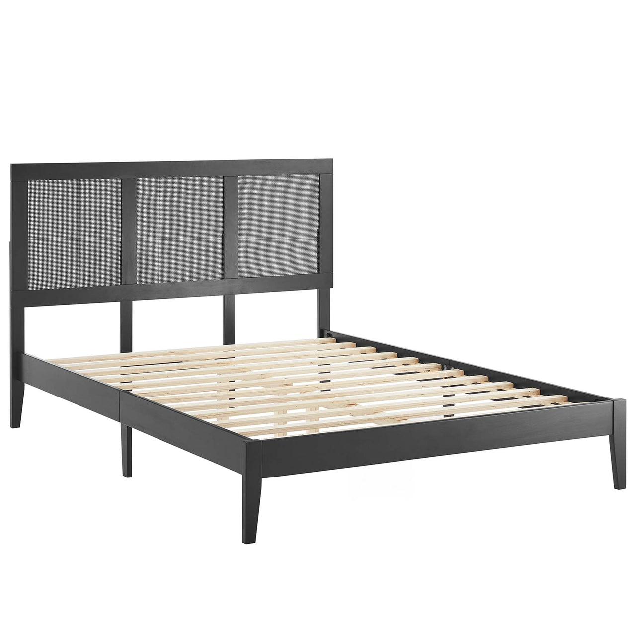 Netun Full Platform Bed, Black
