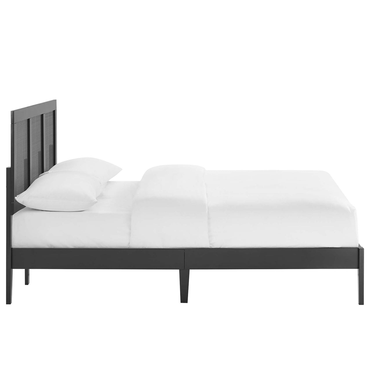 Netun Full Platform Bed, Black