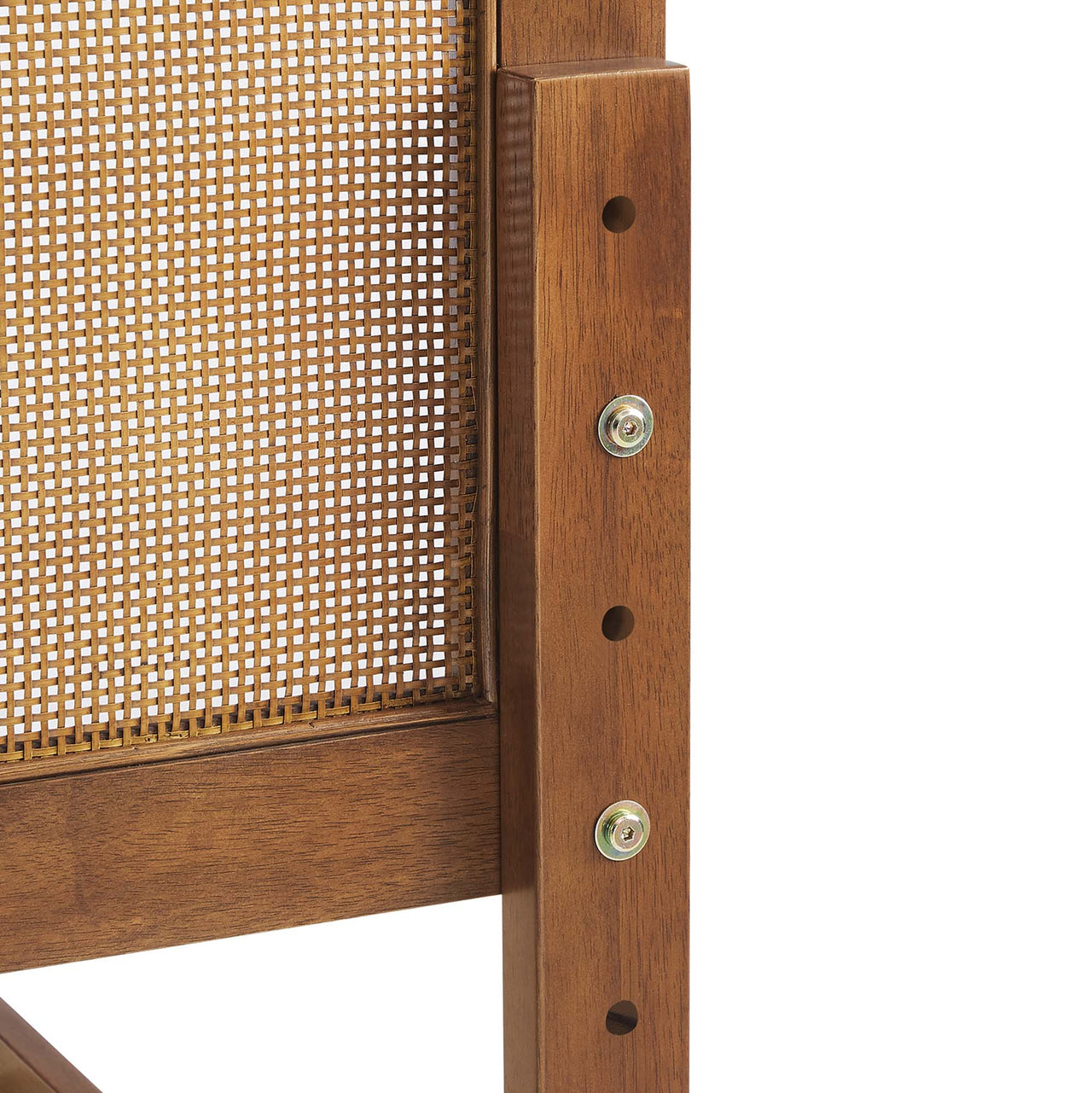 Netun Full Platform Bed, Walnut