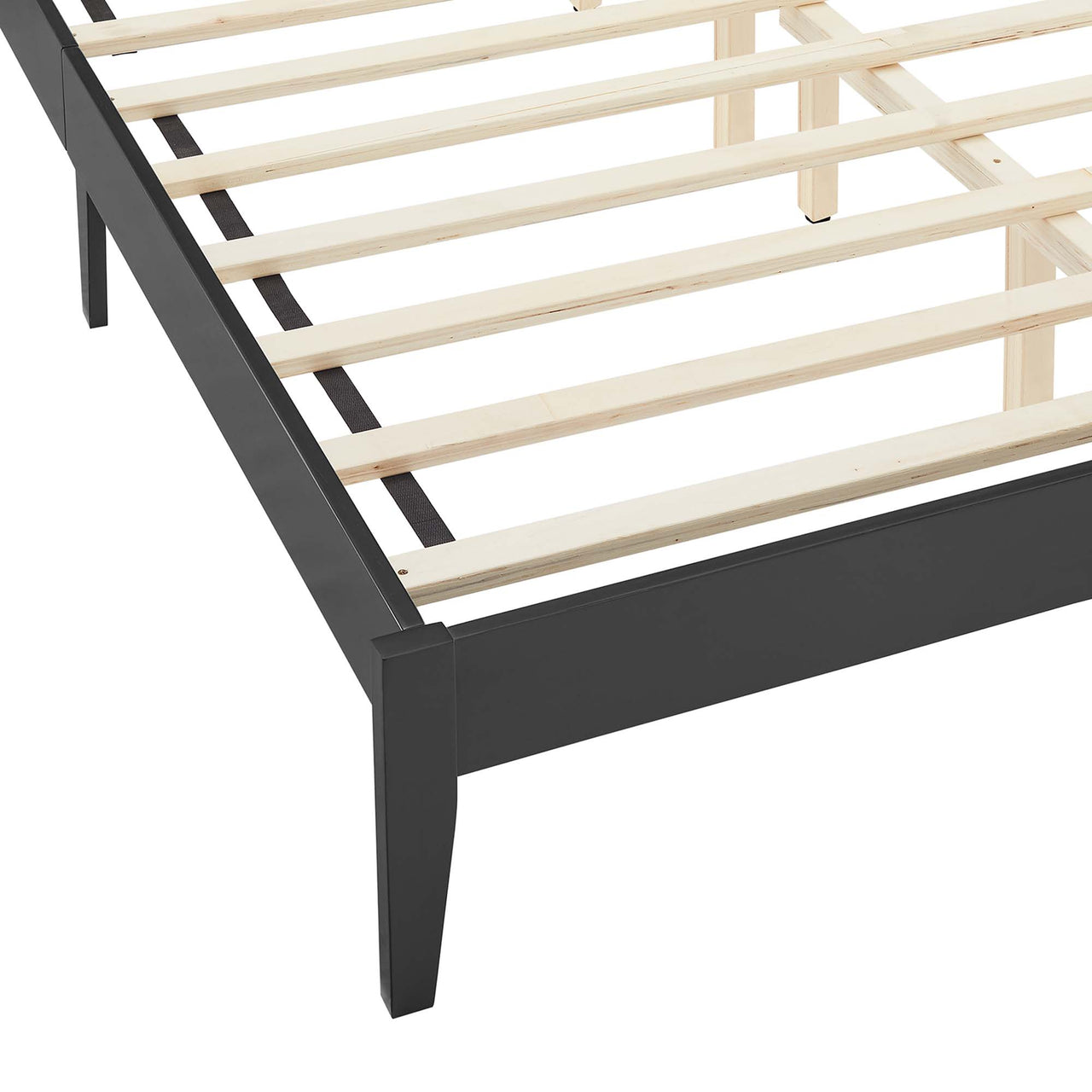 Netun Queen Platform Bed, Black