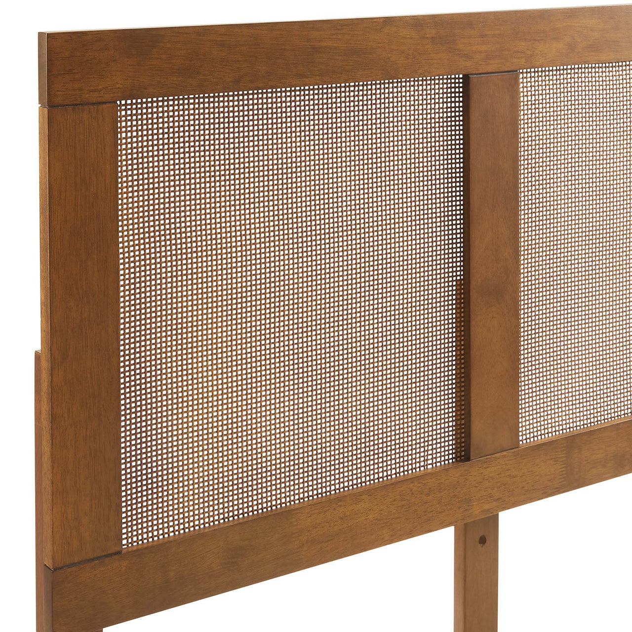 Netun Queen Platform Bed, Walnut