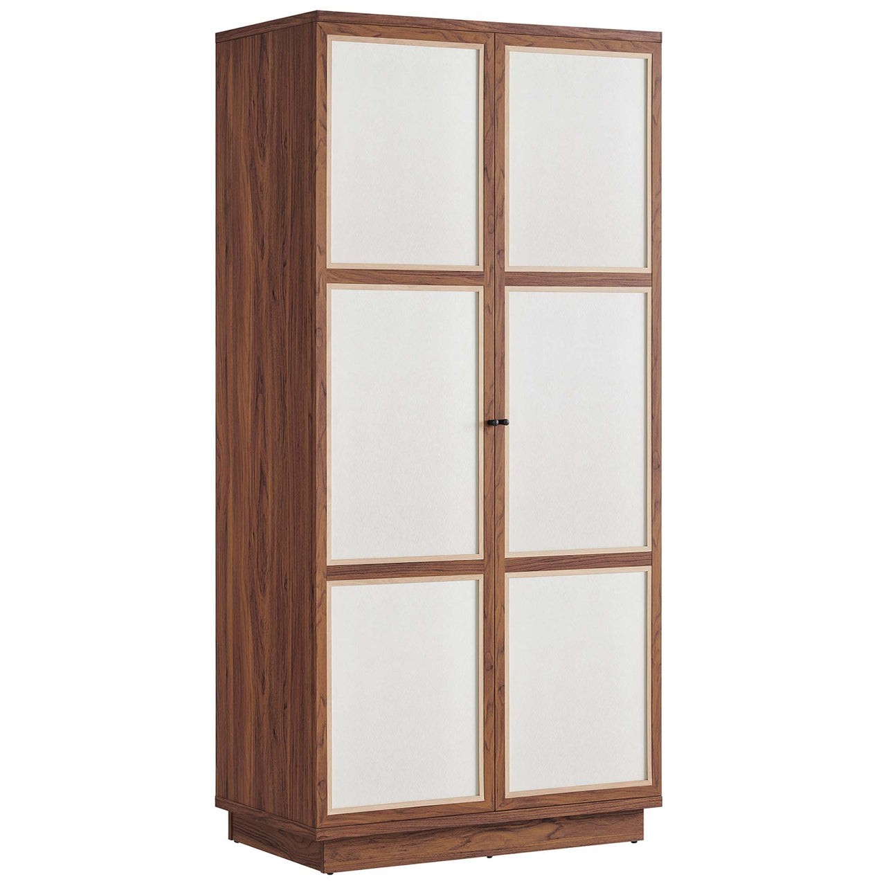 Embria Tall Storage Cabinet, Walnut